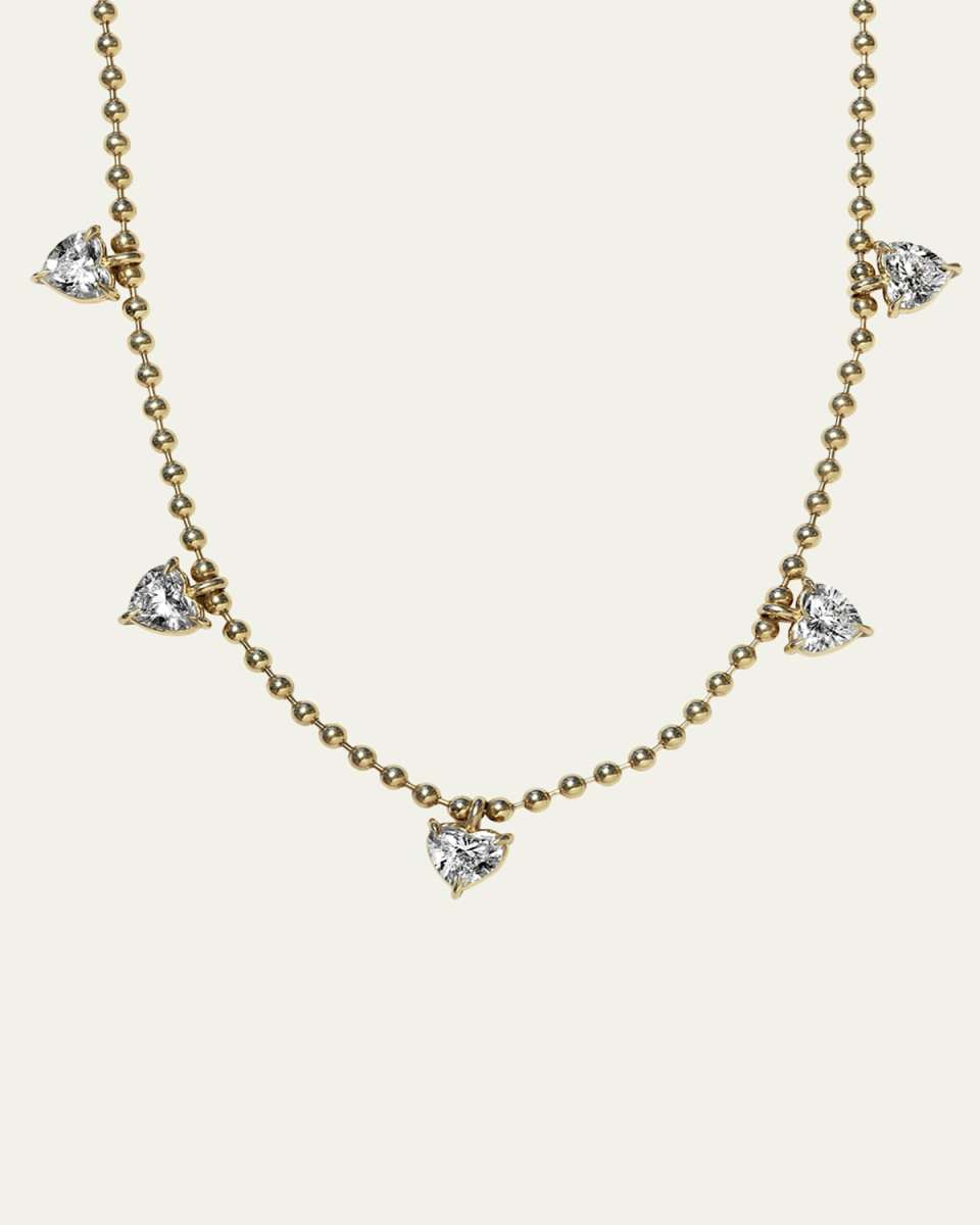 Primal Love Dripping Hearts Necklace
